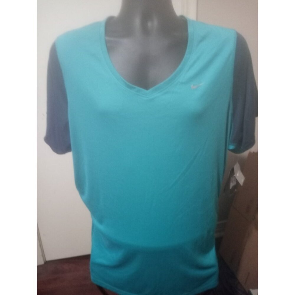 New Nike Women Dri-Fit Blue Nike Miler Running Cinched Shirt Size 2XL NWT